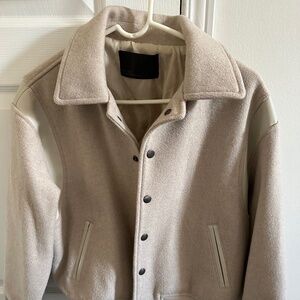 Oak + Fort Varsity Bomber Jacket